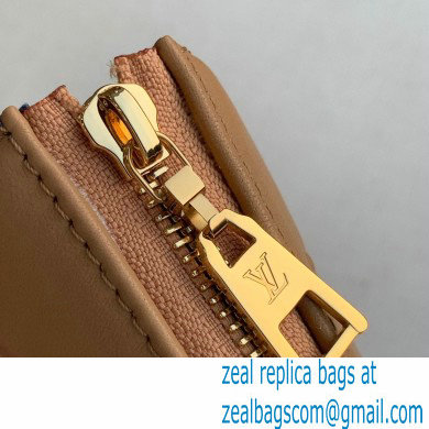 Louis Vuitton Monogram-embossed Lambskin Coussin BB Bag Beige