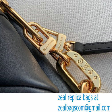 Louis Vuitton Monogram-embossed Lambskin Coussin BB Bag M20574 Black