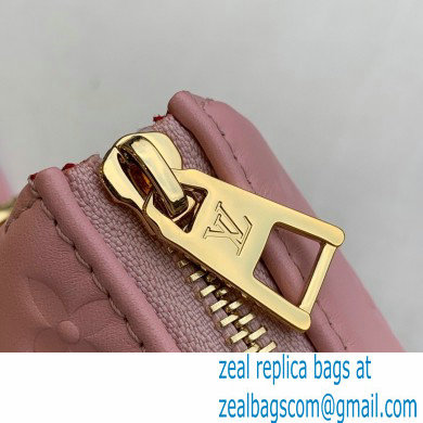 Louis Vuitton Monogram-embossed Lambskin Coussin PM Bag M59276 Pink