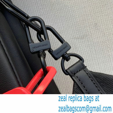 Louis Vuitton Monogram-embossed Lambskin Coussin PM Bag M59398 Black/White