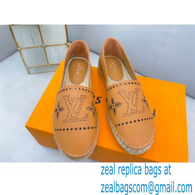 Louis Vuitton Perforated Calf Leather Starboard Flat Espadrilles Nude 2022 - Click Image to Close