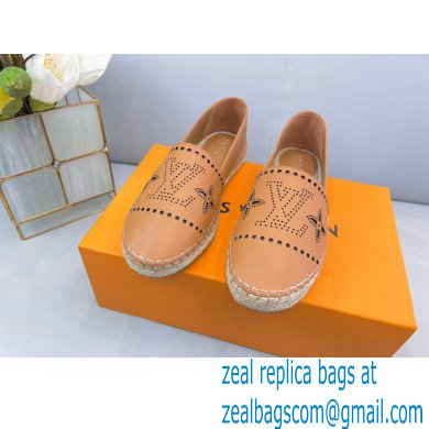 Louis Vuitton Perforated Calf Leather Starboard Flat Espadrilles Nude 2022 - Click Image to Close