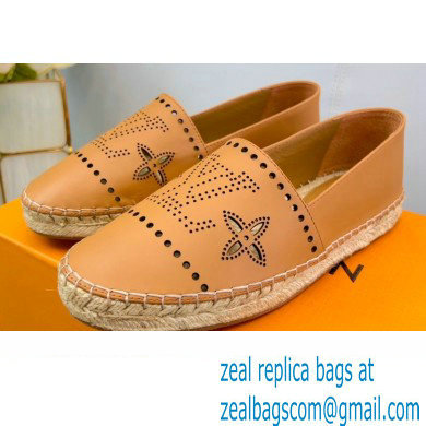 Louis Vuitton Perforated Calf Leather Starboard Flat Espadrilles Nude 2022 - Click Image to Close