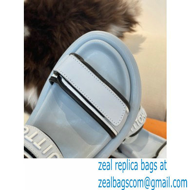Louis Vuitton Pool Pillow Flat Comfort Sandals Light Blue 2022