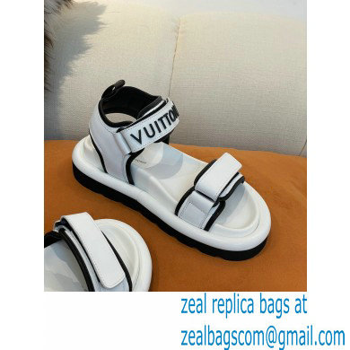 Louis Vuitton Pool Pillow Flat Comfort Sandals White 2022