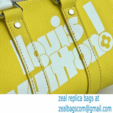 Louis Vuitton leather Keepall XS Bag Everyday LV M80842 Yellow