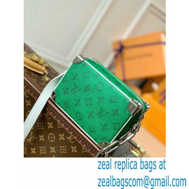 Louis Vuitton leather Mini Soft Trunk Bag Everyday LV M80816 Green