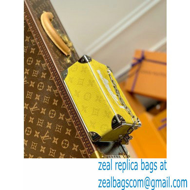 Louis Vuitton leather Mini Soft Trunk Bag Everyday LV Yellow