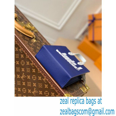 Louis Vuitton leather Sac Plat XS Bag Everyday LV M80841 Blue