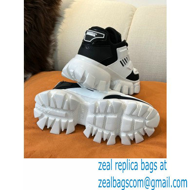 Prada Cloudbust Thunder Sneakers White/Black 2022 - Click Image to Close