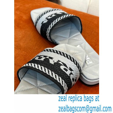 Prada Embroidered fabric slides 04 2022