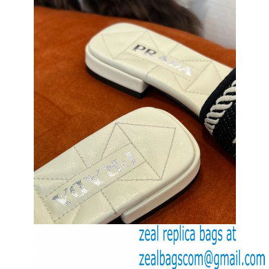 Prada Embroidered fabric slides 05 2022