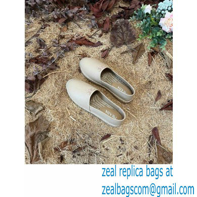 Prada Nappa Leather Espadrilles Beige 2022