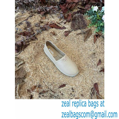 Prada Nappa Leather Espadrilles Beige 2022