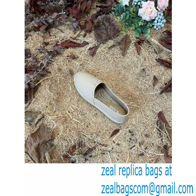 Prada Nappa Leather Espadrilles Beige 2022