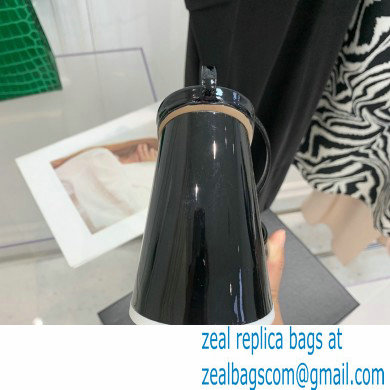 The Attico Heel 9.5cm Luz Slingbacks Patent Black 2022