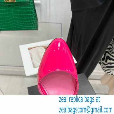 The Attico Heel 9.5cm Luz Slingbacks Patent Fuchsia 2022