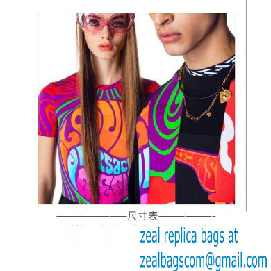 VERSACE multicolor MEDUSA T-shirt 01 2022