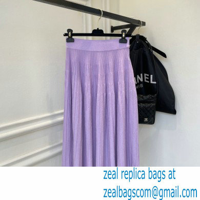 celine pleated skirt purple 2022 - Click Image to Close