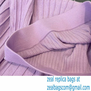 celine pleated skirt purple 2022