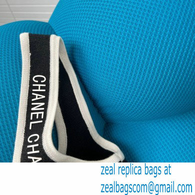 chanel logo printed black vest 2022