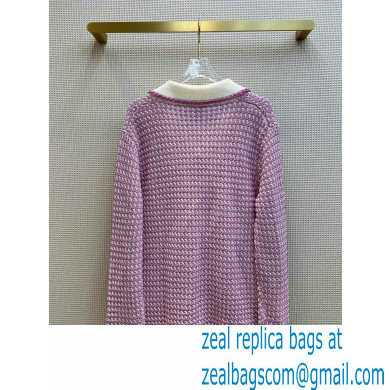 chanel pink tweed cardigan 2022