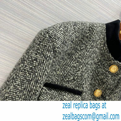 gucci Check tweed jacket with Double G buttons 2022