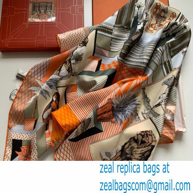 hermes square silk scarf 90x90cm 04 2022 - Click Image to Close