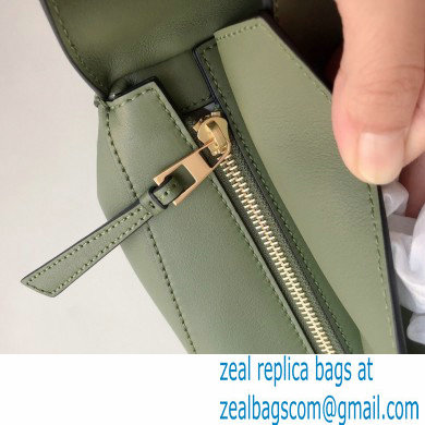 loewe Puzzle Hobo bag in nappa calfskin Avocado Green