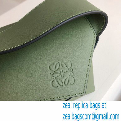 loewe Puzzle Hobo bag in nappa calfskin Avocado Green