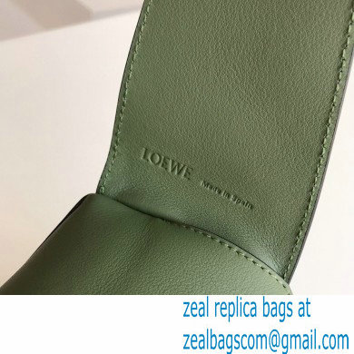 loewe Puzzle Hobo bag in nappa calfskin Avocado Green