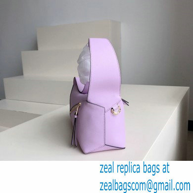 loewe Puzzle Hobo bag in nappa calfskin Bloom Orchid