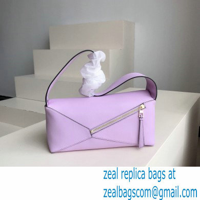 loewe Puzzle Hobo bag in nappa calfskin Bloom Orchid