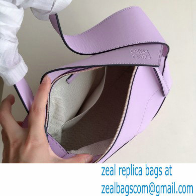 loewe Puzzle Hobo bag in nappa calfskin Bloom Orchid