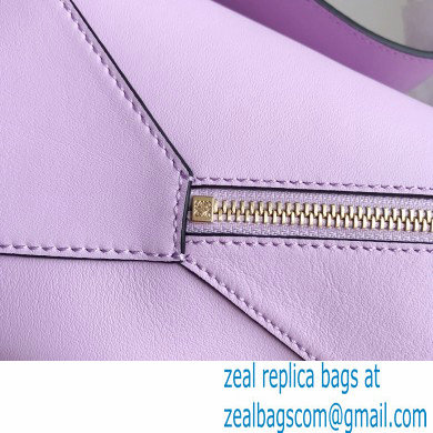 loewe Puzzle Hobo bag in nappa calfskin Bloom Orchid