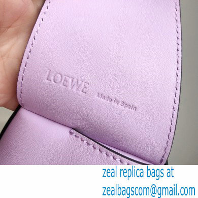 loewe Puzzle Hobo bag in nappa calfskin Bloom Orchid