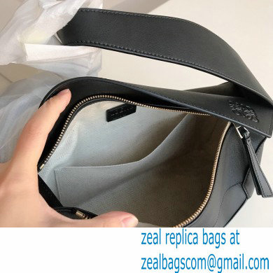 loewe Puzzle Hobo bag in nappa calfskin black