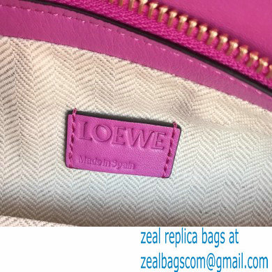 loewe Puzzle Hobo bag in nappa calfskin bright purple