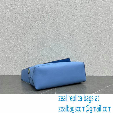 loewe Puzzle Hobo bag in nappa calfskin celestine blue