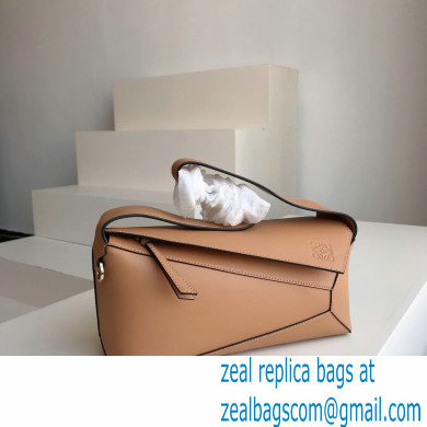 loewe Puzzle Hobo bag in nappa calfskin warm desert