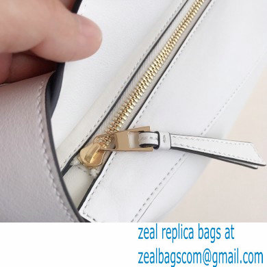 loewe Puzzle Hobo bag in nappa calfskin white