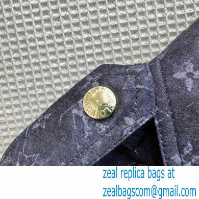 louis vuitton monogram wrap coat blue 2022