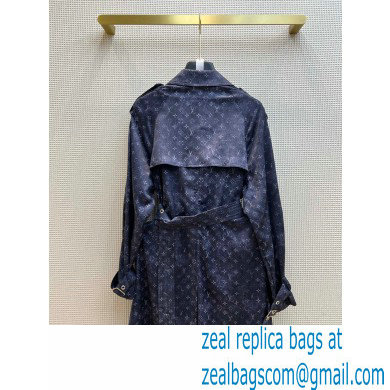 louis vuitton monogram wrap coat blue 2022 - Click Image to Close