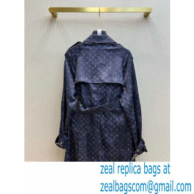 louis vuitton monogram wrap coat blue 2022