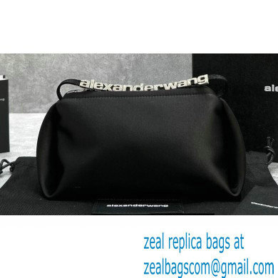 Alexander Wang Marquess Micro Bag In Satin Black 2022 - Click Image to Close