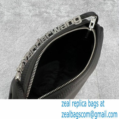 Alexander Wang Marquess Micro Bag In Satin Black 2022 - Click Image to Close