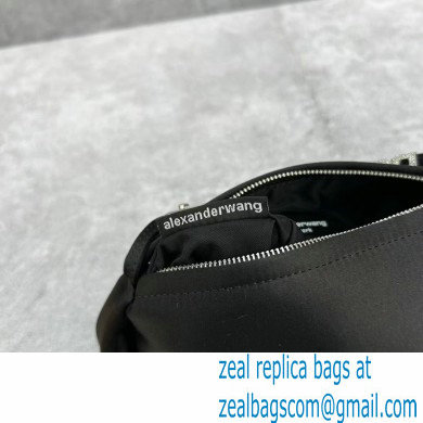 Alexander Wang Marquess Micro Bag In Satin Black 2022