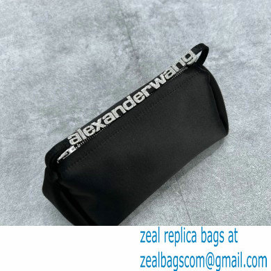 Alexander Wang Marquess Micro Bag In Satin Black 2022 - Click Image to Close