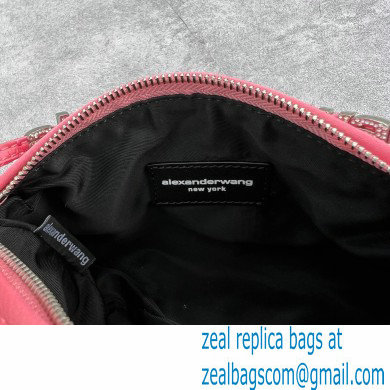 Alexander Wang Marquess Micro Bag In Satin Pink 2022 - Click Image to Close