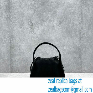 Alexander Wang Ryan Small Bag In Rib Knit Black 2022 - Click Image to Close